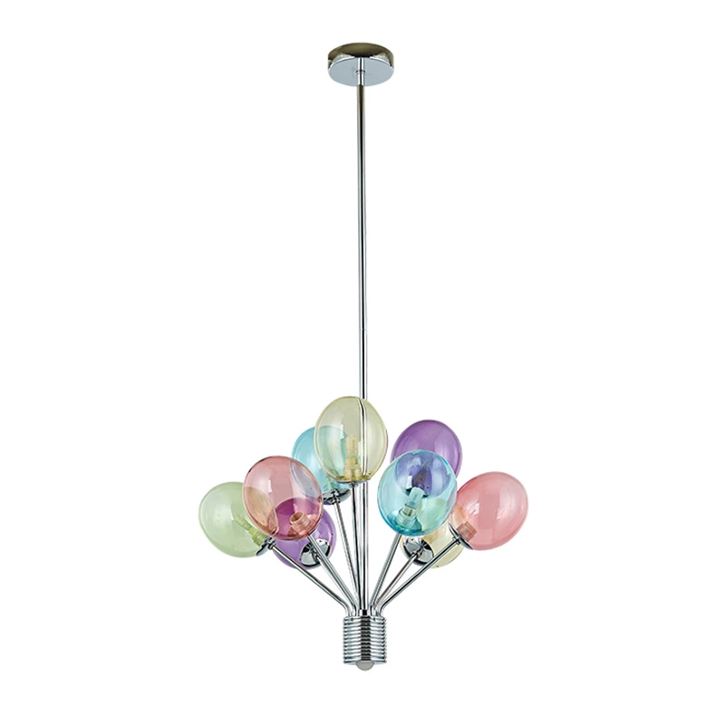 Lampu loket kaca G9 kreatif gaya Perancis