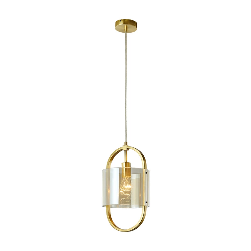 Lampu loket kaca E27 popular gaya Perancis