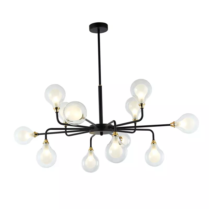 Lampu loket kaca E27 hiasan baharu