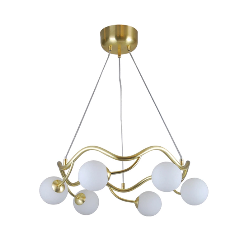 Lampu loket kaca G9 elegan gaya Nordic