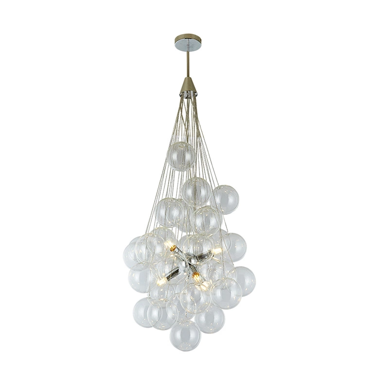 Lampu loket kaca unik gaya ringkas